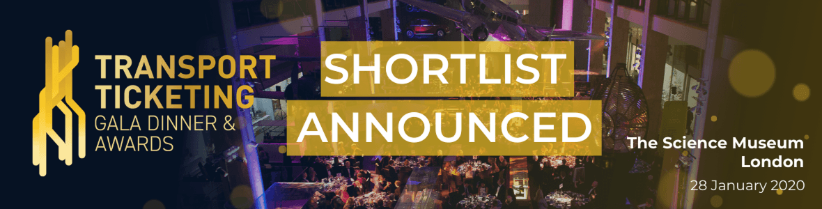 Transport Ticketing Global Awards shortlist